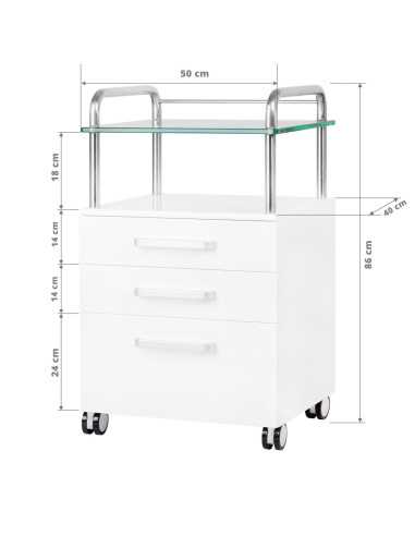 Ayudante podológico 6053 blanco