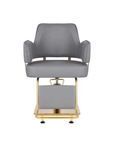 Sillón de peluquería Gabbiano Linz oro gris 