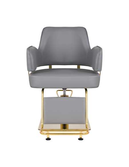 Sillón de peluquería Gabbiano Linz oro gris 