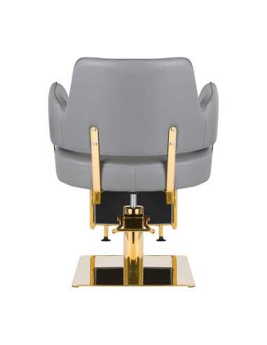 Sillón de peluquería Gabbiano Linz oro gris 