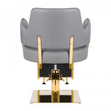 Chaise de coiffure Gabbiano Linz gris or 