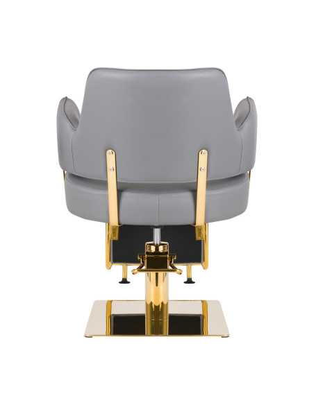 Sillón de peluquería Gabbiano Linz oro gris 