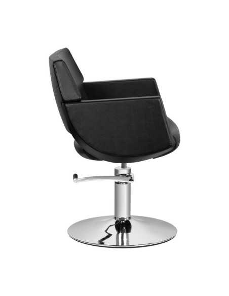 Fauteuil de coiffure noir Gabbiano Santiago 