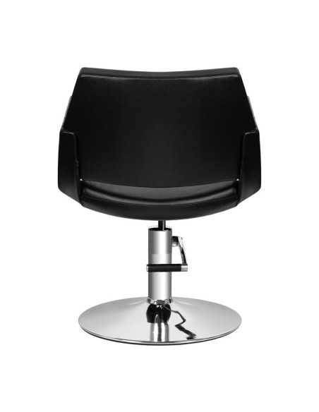 Fauteuil de coiffure noir Gabbiano Santiago 