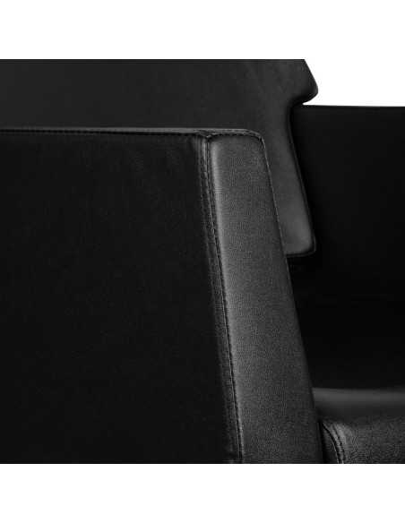 Fauteuil de coiffure noir Gabbiano Santiago 