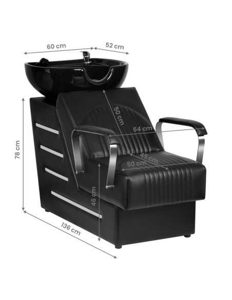 Gabbiano barber wash Orleans black 