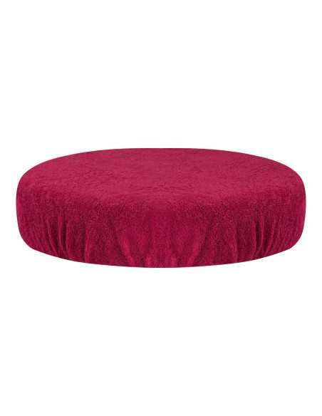 Funda de rizo para taburete fucsia