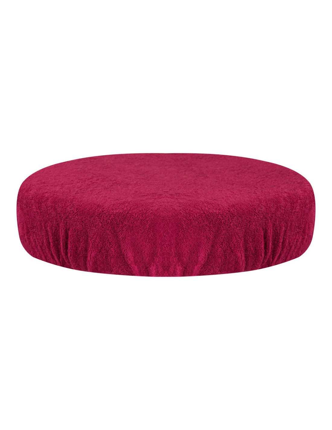 Fuchsia sponge stool cover