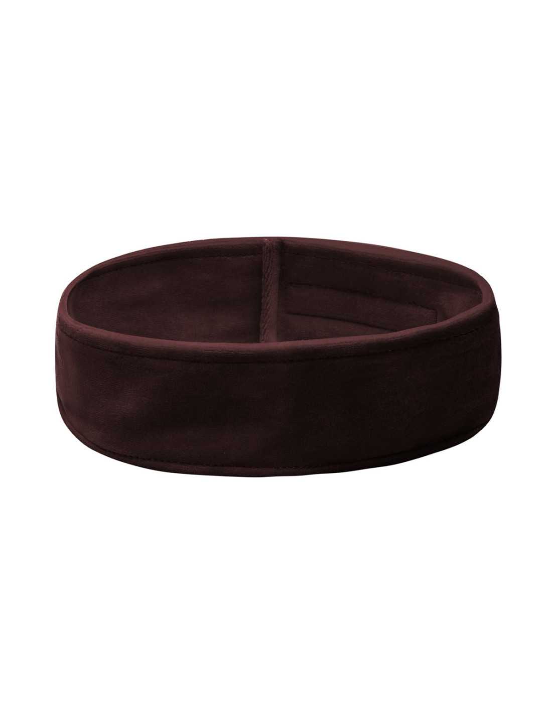 Brown velvet cosmetic strip