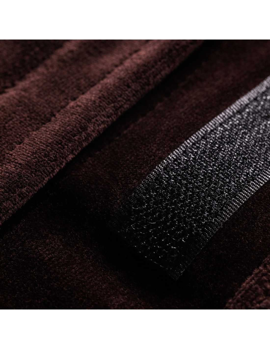 Brown velvet cosmetic strip