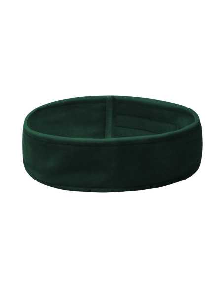 Bandeau cosmétique velours vert bouteille 