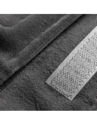 Grey velvet cosmetic headband
