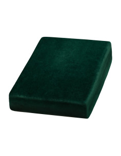 Drap velours vert bouteille 
