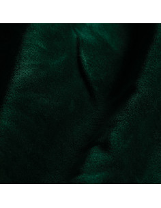 Drap velours vert bouteille 2