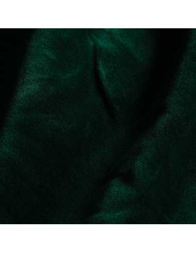 Bottle green velvet sheet