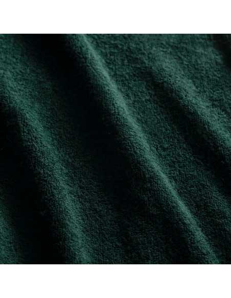 Drap éponge vert bouteille 