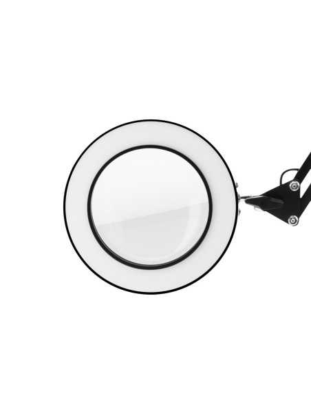 Lampe loupe LED Glow 308 pour le dessus de table noir USB 
