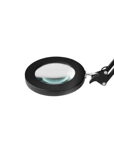 Lampe loupe LED Glow 308 pour le dessus de table noir USB 