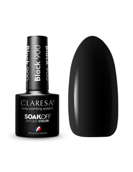 Barniz híbrido CLARESA BLACK 900 -5g