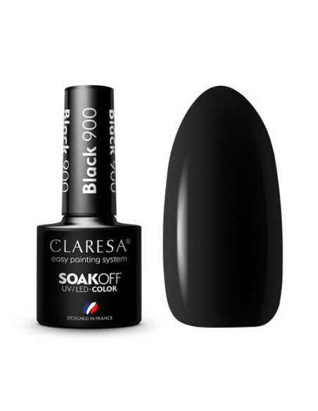 CLARESA Lakier hybrydowy BLACK 900 -5g 
