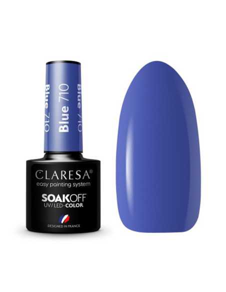 CLARESA Lakier hybrydowy BLUE 710 -5g 