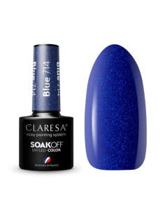 CLARESA Lakier hybrydowy BLUE 714 -5g 