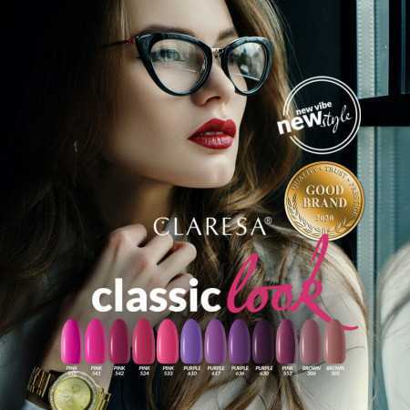 CLARESA Lakier hybrydowy BROWN 306 -5g 