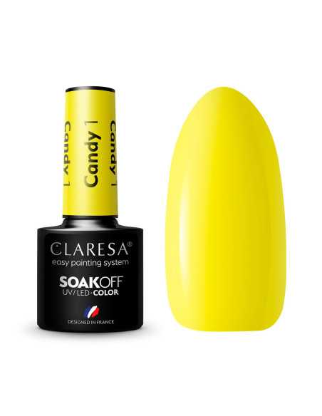 CLARESA Lakier hybrydowy CANDY 1 -5g 