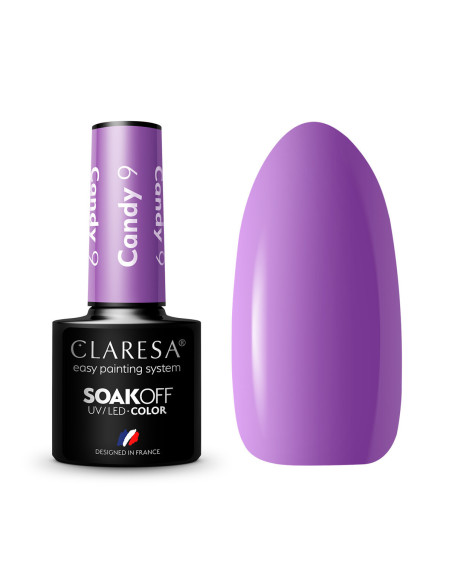 CLARESA Barniz Híbrido CARAMELO 9 -5g