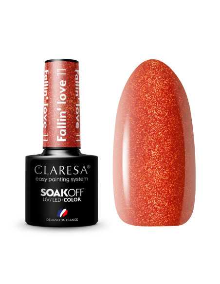 CLARESA Lakier hybrydowy FALLINLOVE 11 -5g 