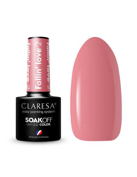 Smalto per unghie ibrido CLARESA FALLINLOVE 2 -5g