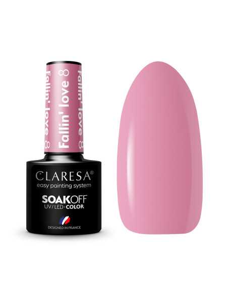 Smalto per unghie ibrido CLARESA FALLINLOVE 8-5g