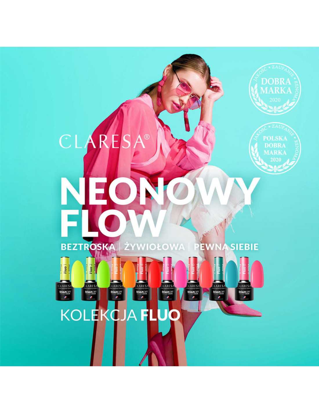 CLARESA FLUO 4 hybrid varnish -5g 