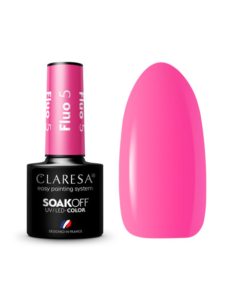 Vernis hybride CLARESA FLUO 5 -5g 