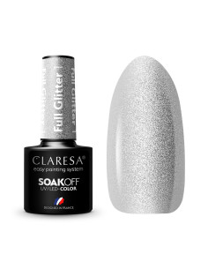 CLARESA Lakier hybrydowy FULL GLITTER 1 -5g 