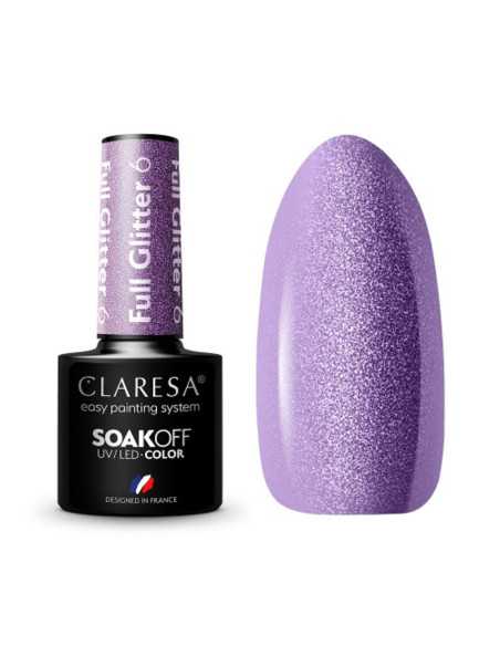 Smalto ibrido CLARESA FULL GLITTER 6 -5g