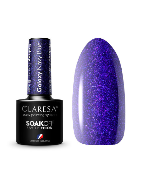 CLARESA Esmalte en Gel Galaxia Azul Marino 5g