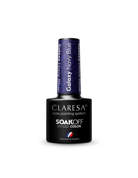 CLARESA Gel Vernis Galaxie Bleu Marine 5g 