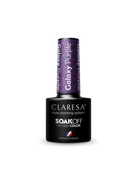 CLARESA Gel Vernis Galaxie Violet 5g 