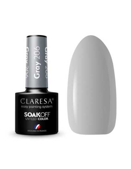 CLARESA Vernice ibrida GRIGIO 206 -5g