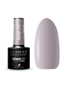 CLARESA Lakier hybrydowy GRAY 210 -5g 