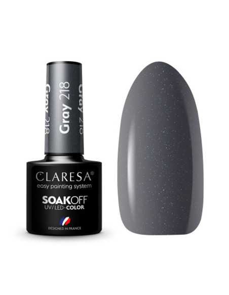 CLARESA Vernice ibrida GRIGIO 218 -5g