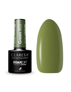 CLARESA Lakier hybrydowy GREEN 802 -5g 