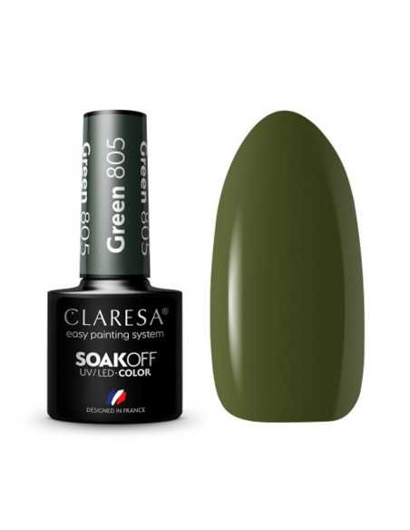 CLARESA Vernis Hybride VERT 805 -5g 