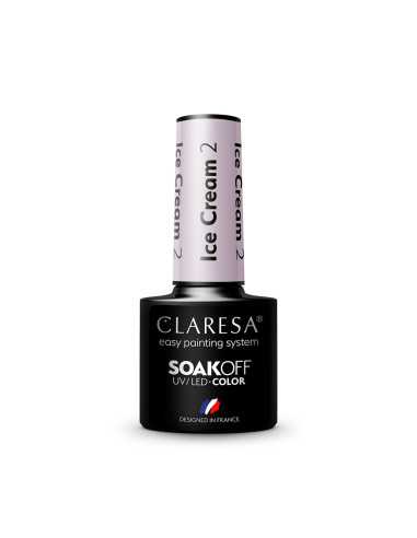 CLARESA vernis hybride Glace 2 -5g 