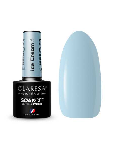 CLARESA lakier hybrydowy Ice cream 3 -5g 