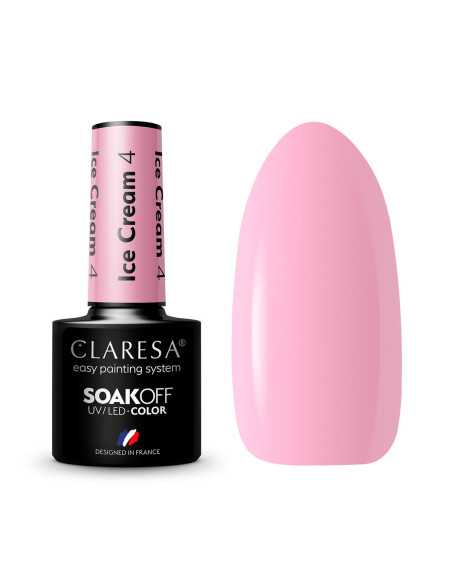 CLARESA lakier hybrydowy Ice cream 4 -5g 