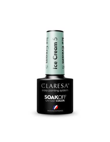 CLARESA vernis hybride Glace 5 -5g 
