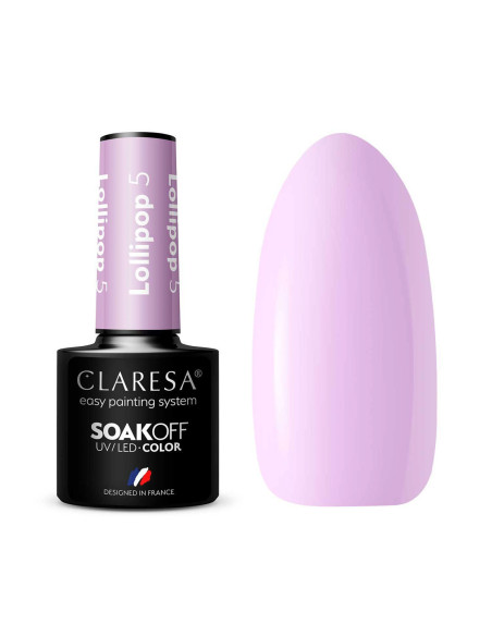 CLARESA LOLLIPOP 5 -5g esmalte de uñas híbrido