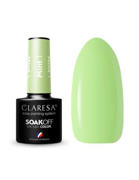 Smalto per unghie ibrido CLARESA MENTA 1 -5g